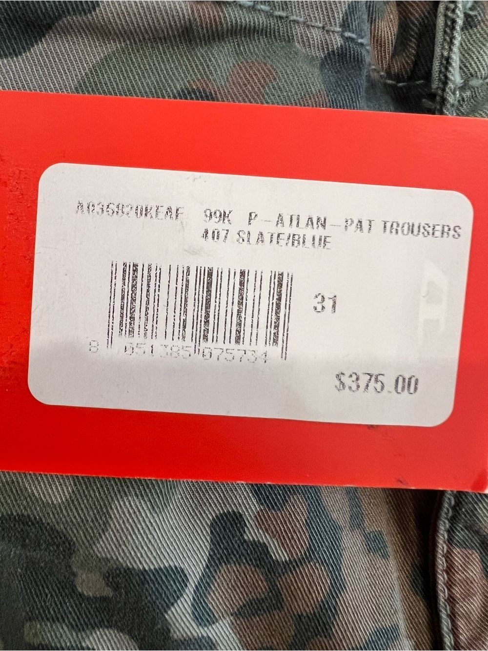 Diesel P-Atlan-Pat Camo Cargo Pants NWT Size 31 Utility Military $375 - Picture 5 of 15